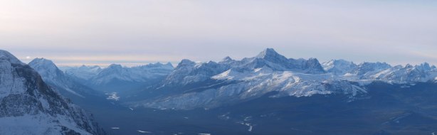 Edith Cavell with Whirlpool River on its left side