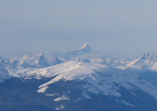 Telephoto of Mount Robson