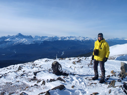 Me on the summit (my 100th in this year)