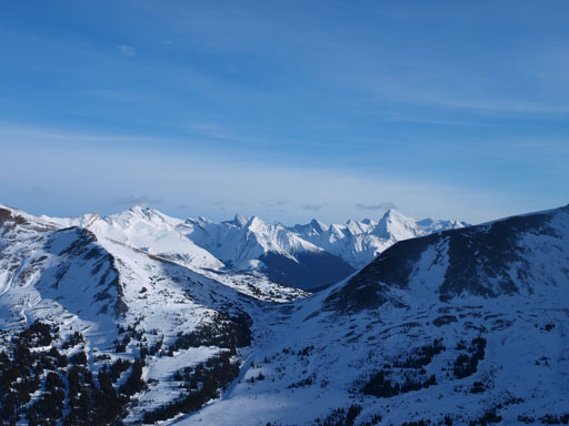 Looking over Little Shovel Pass.