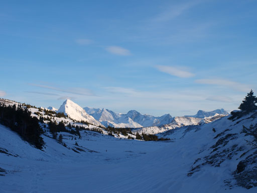 Samson Peak seen from Little Shovel Pass