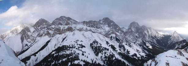 Panorama of Opal Range from the summit. Click to view large size.