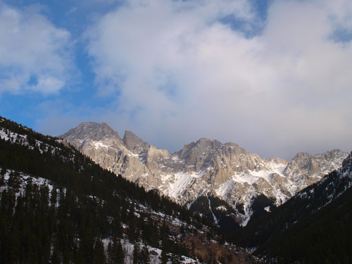 Back to the Highway now, looking towards Mt. Blane and The Blade