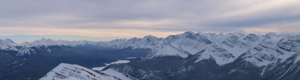 One last panorama view from this ridge
