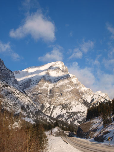Mount Kidd from Galatea Creek parking lot