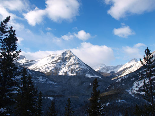 Great view looking towards "Fortress Ridge"