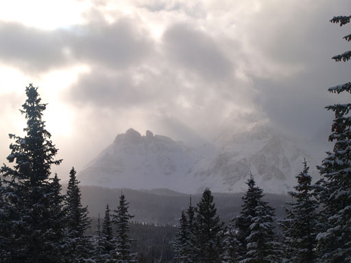 Could barely see The Towers