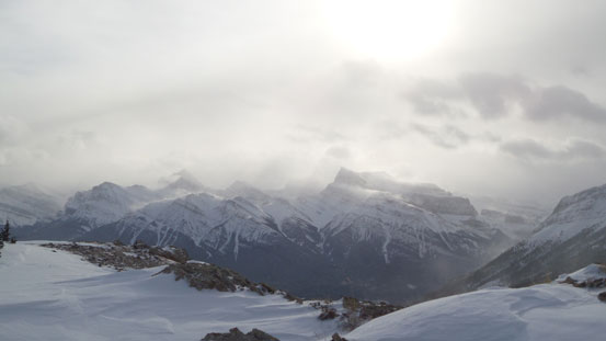 Siffleur Mountain, Mount Loudon and Mount Peskett