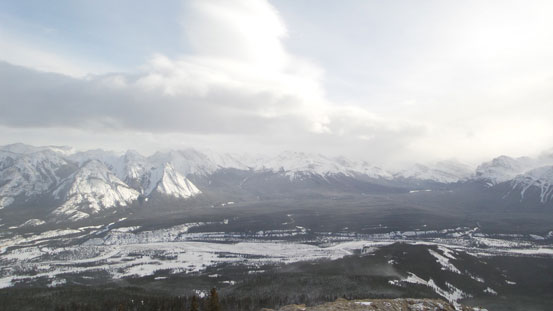 The North Saskatchewan River valley. Ex Coelis on the left.