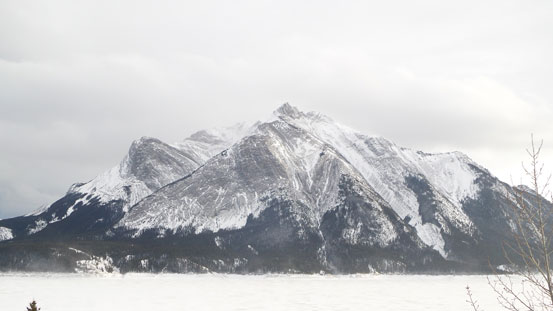 Mount Michener on our way home.