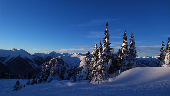 Incredible scenery in this morning.