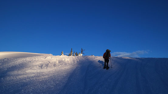 Ascending into the sunshine!