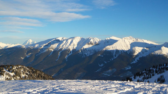 Canoe Mountain and Mt. Thompson