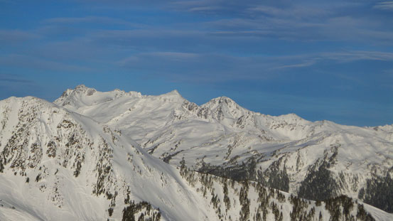 More unnamed peaks in the Cariboos, this group is looking northwest