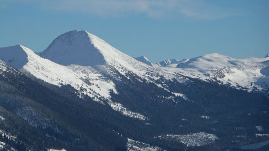 "Stargazer Peak" at the headwater of Clemina Creek