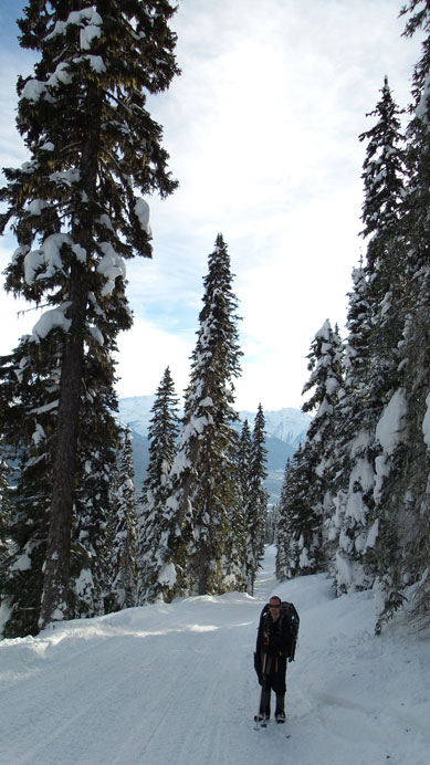 More boring fireroad walk.. The GPS showed our speed down the road at around 7 km/h