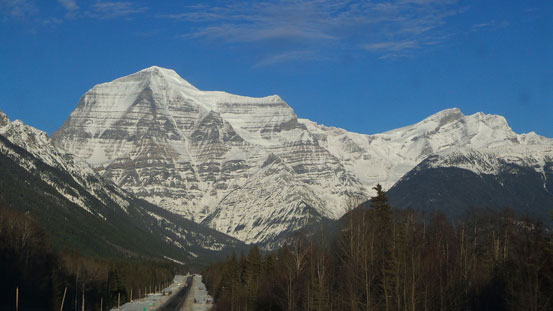 Robson and Resplendent on our way home. 