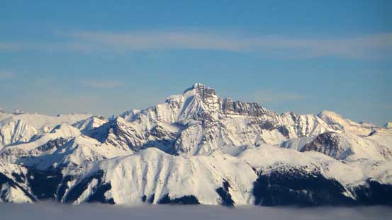 Mt. Laussedat looks quite different from this side than the typical view from Yoho