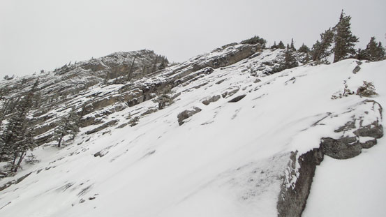 More slabs. I spent a long time route-finding through this section