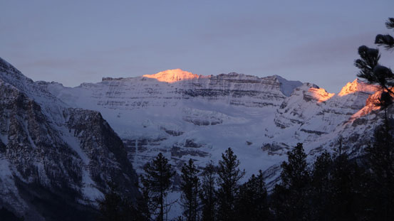 Alpenglow on Victoria