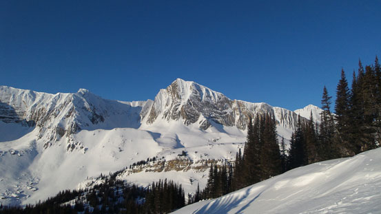 An unnamed peak north of Mt. Ogden