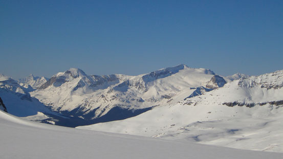 Kiwetinok Peak and Mt. McArthur in the Little Yoho valley