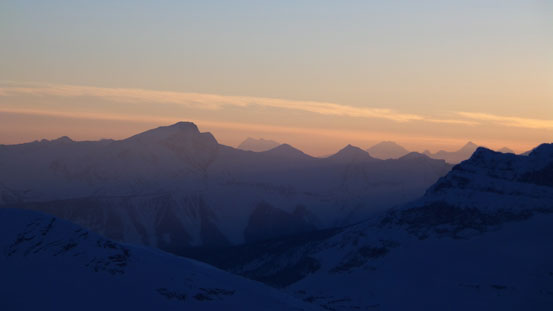 Dusk over Yoho N. Park