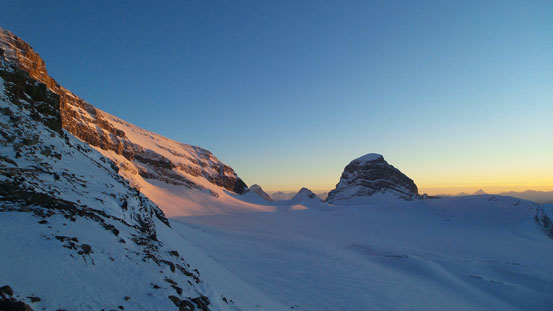 Looking towards Daly/Niles col and Mount Niles