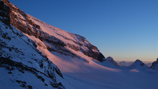Evening glow on Mount Daly