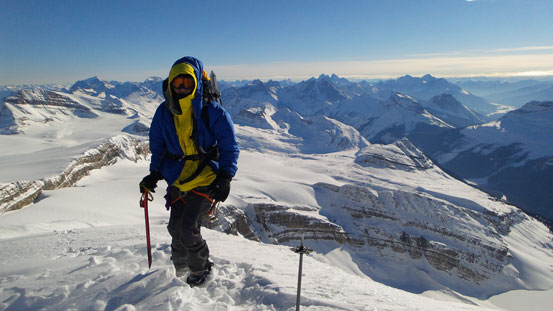 Me on the summit of Mount Balfour!