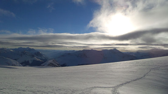 Weather is definitely moving in...