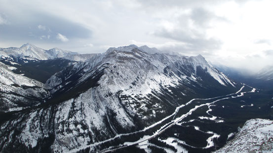 Opal Ridge from the summit