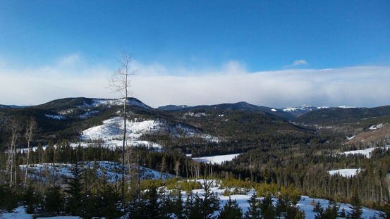 The west was still soaked badly.