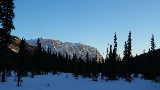 Looking back at Yellowhead Mountain