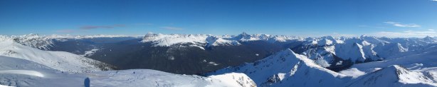 Summit Panorama looking at Fraser River Valley. Click to view large size.