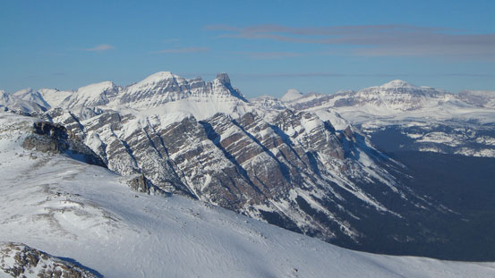 Yellowhead Mountain in the foreground