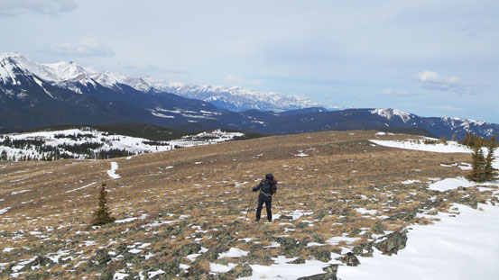 Mom approaching the summit