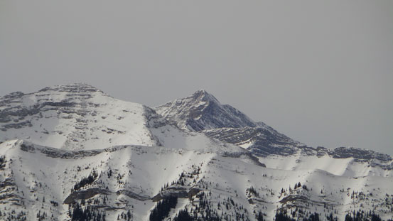 Fisher Peak rises behind Mt. Fullerton