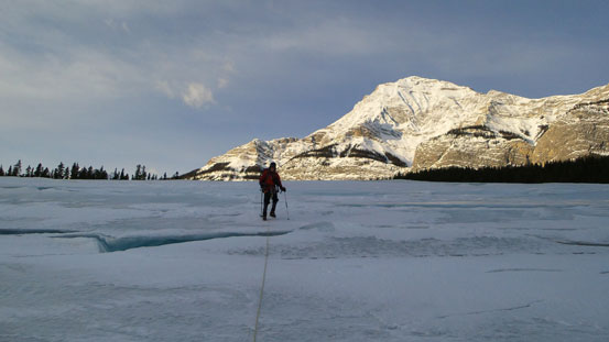Crossing the "lake schrund"