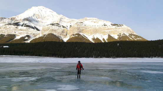 Crossing Abraham Lake