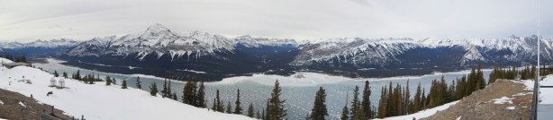 Summit panorama towards west. Click to view large size.