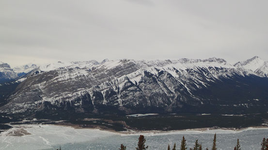 The long ridge of Mt. Stelfox
