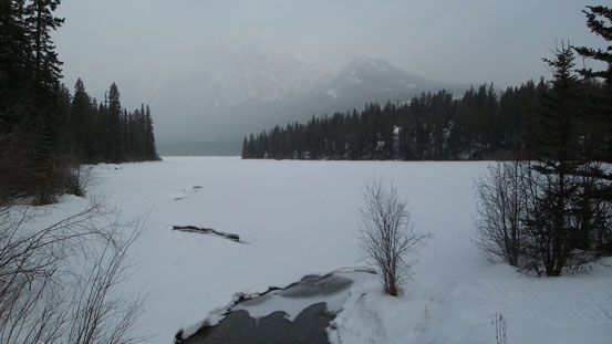 The day started in bad weather