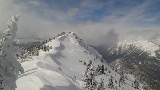 Ahead is the true summit.