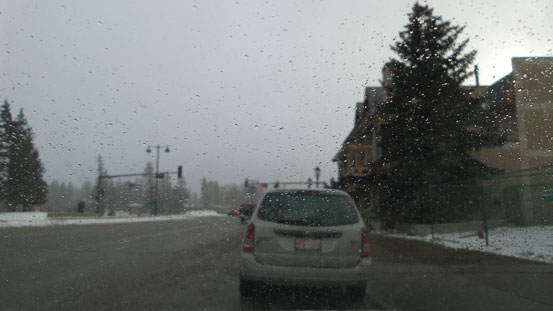 And, this was the weather in Jasper....
