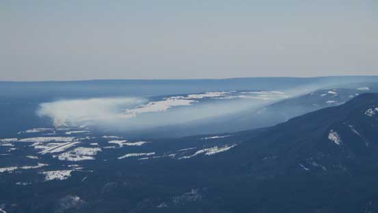 Smoke in the distance