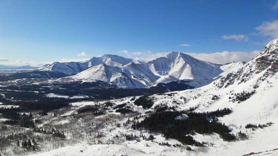 Drywood Mountain and Pincher Ridge from the descent