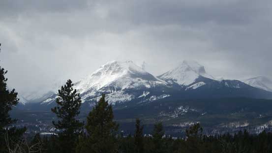 Syncline Mountain was soaked badly