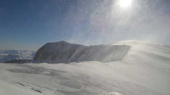 It was windy as you can see from this photo. 