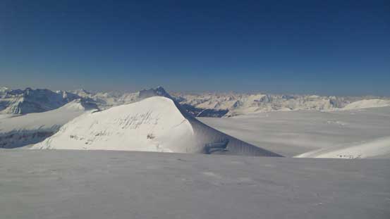Splendid view from the second part of ridge traverse